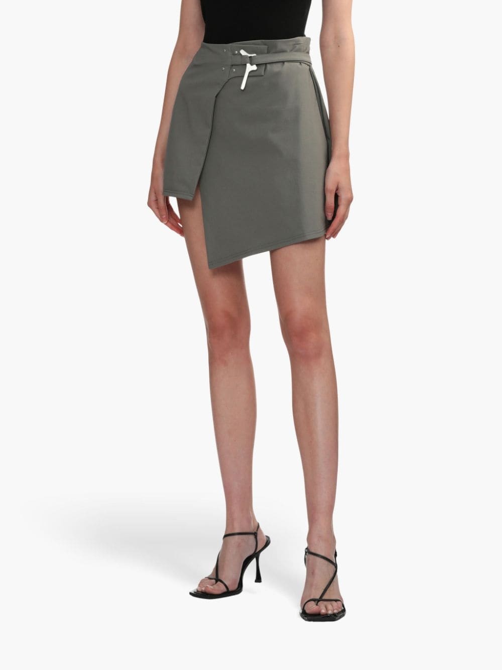 asymmetric wrap skirt - 3