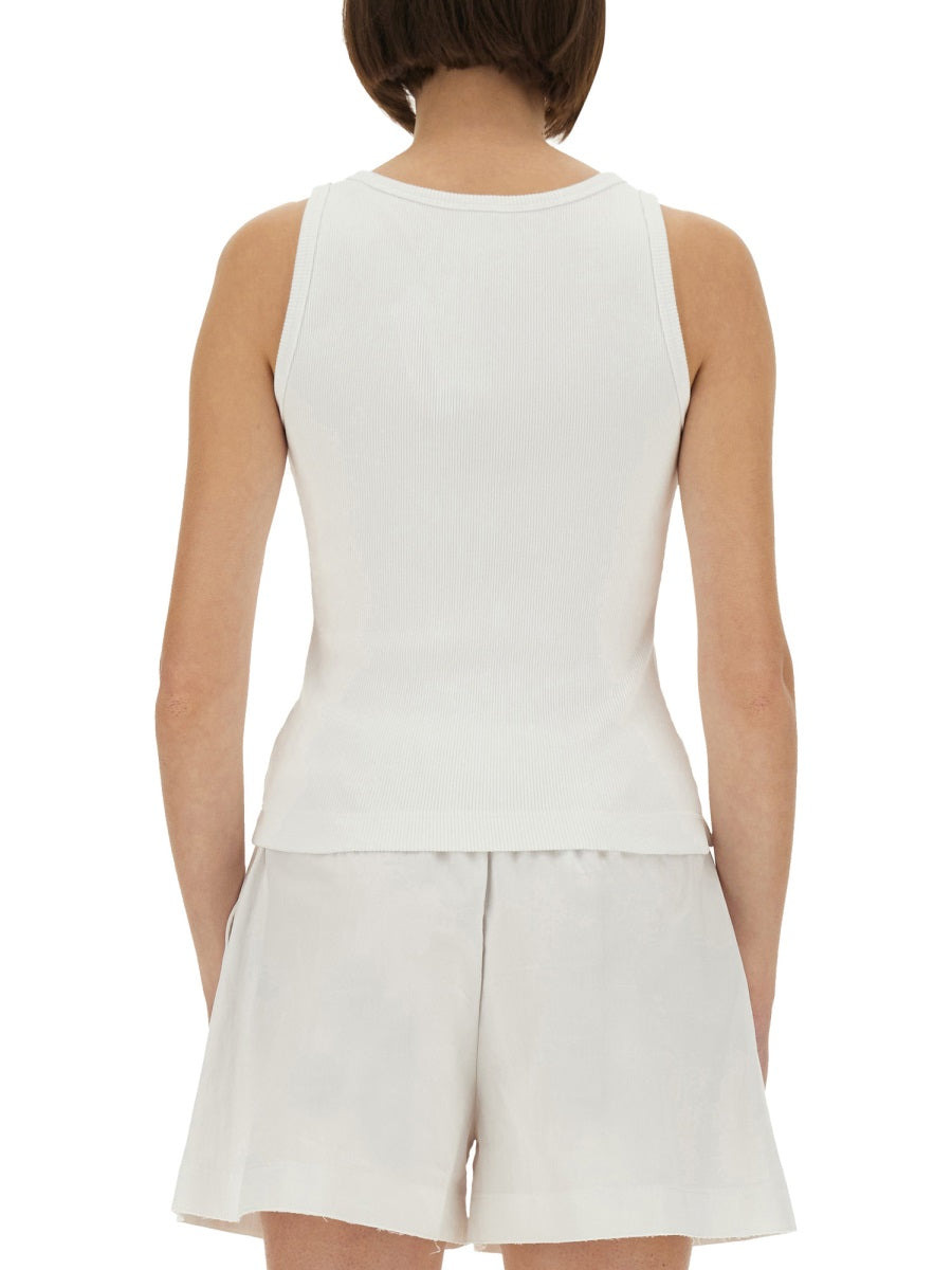 Ribbed Cotton Tank Top - 3