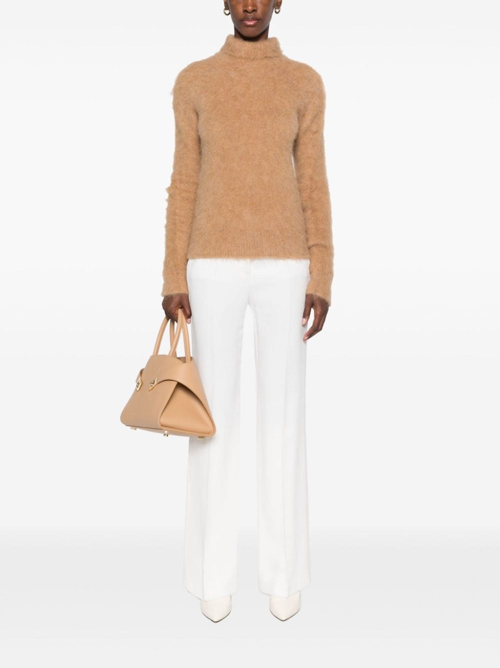 mock-neck jumper - 2