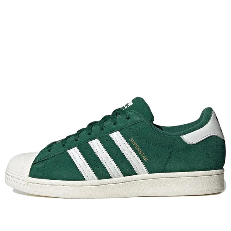 adidas Originals Superstar 신발 'Dark Green White Gold Metallic' IE4605 - 1