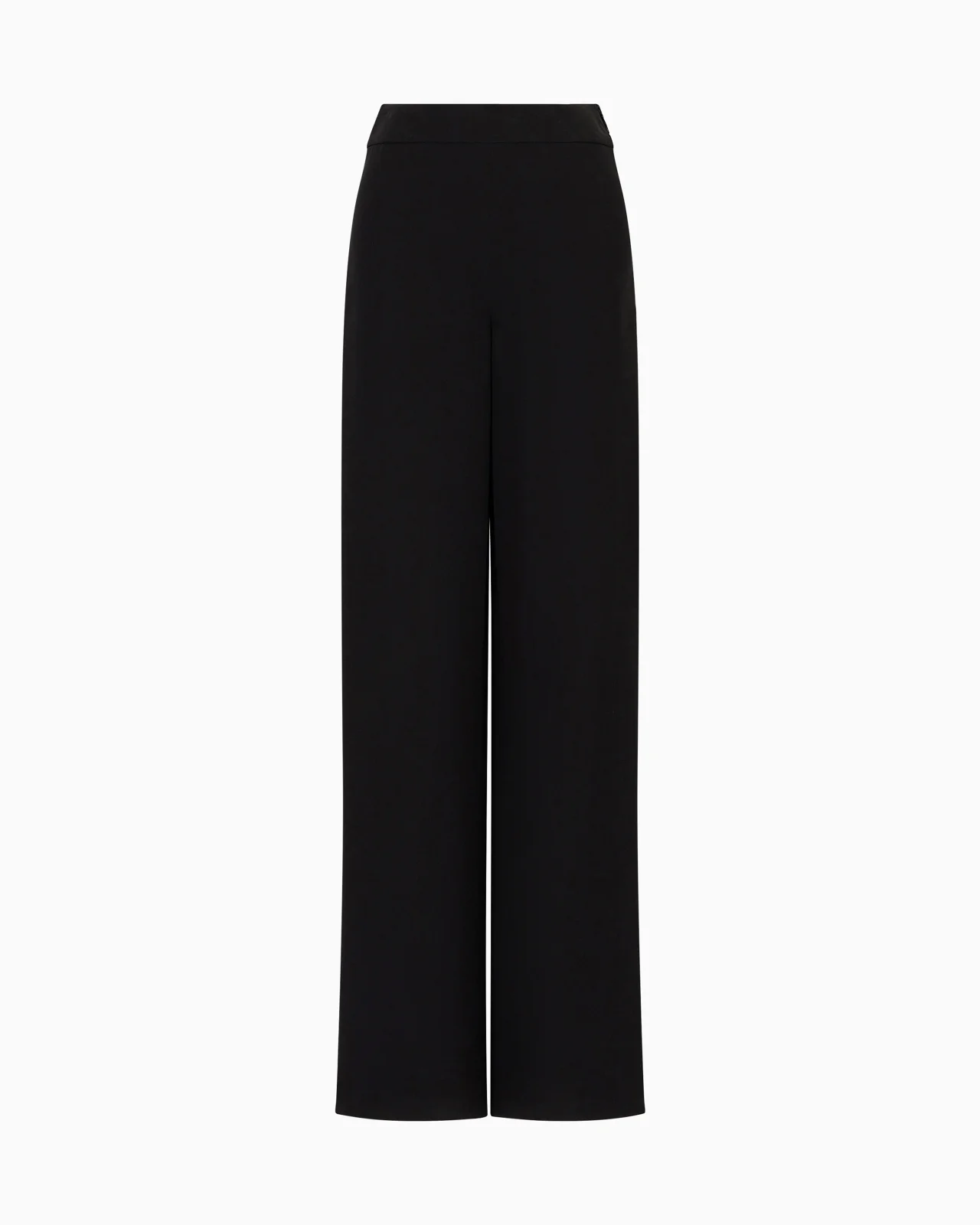 Straight-cut, silk-cady trousers - 1