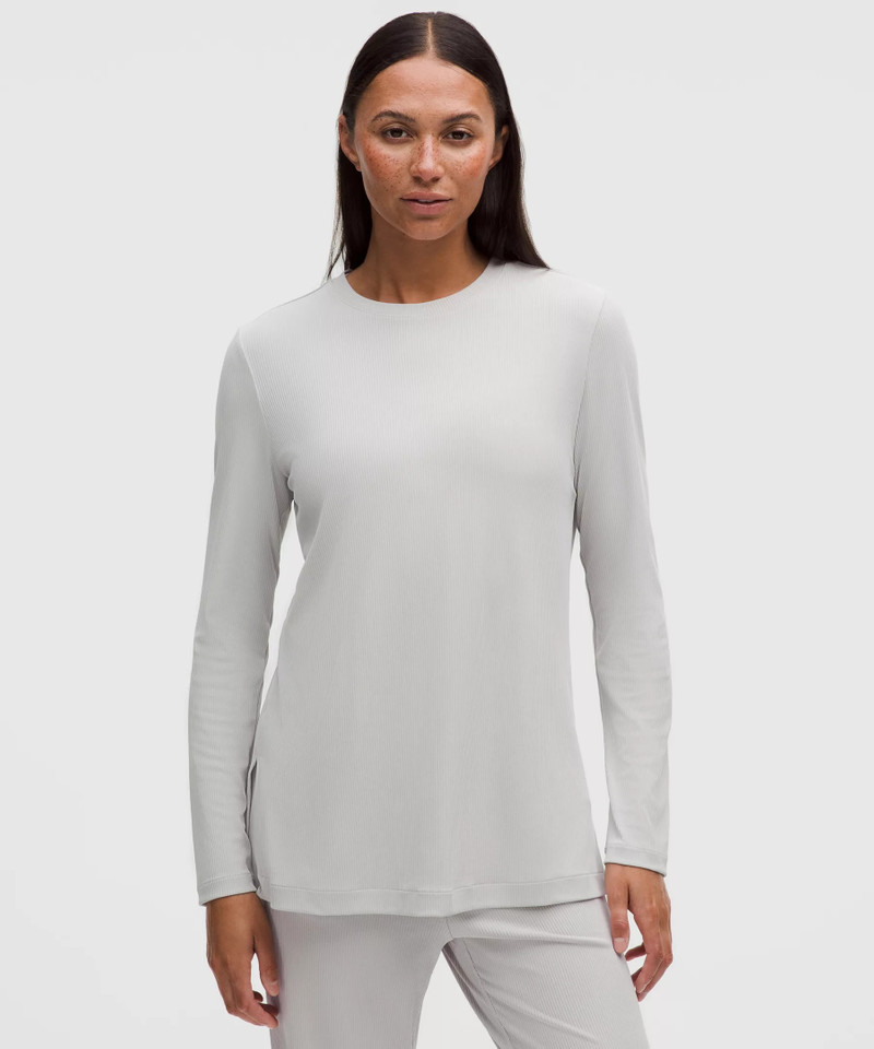Ribbed Drapey Softsteme Long-Sleeve Tunic 1