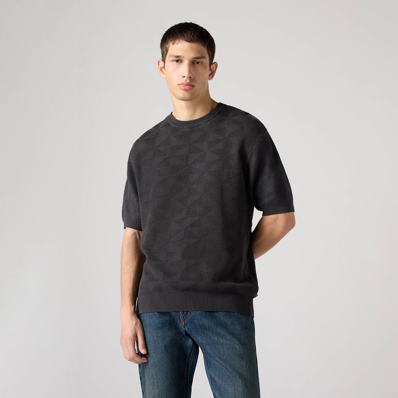 ANI SHORT SLEEVE SWEATER T-SHIRT - 2
