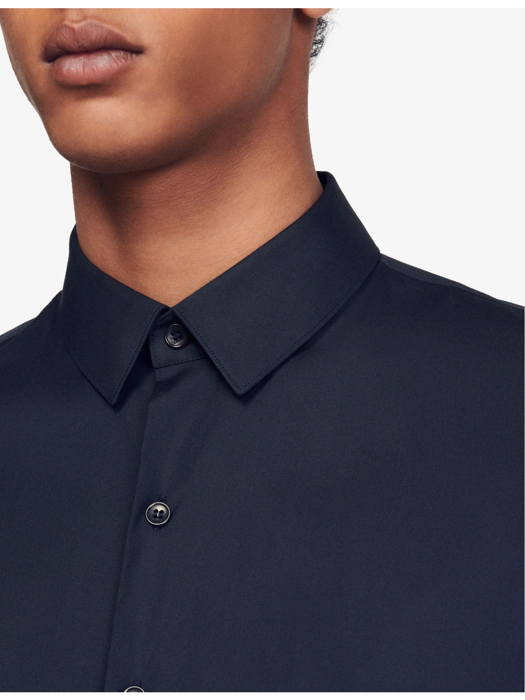 Slim-fit stretch cotton-blend shirt - 5