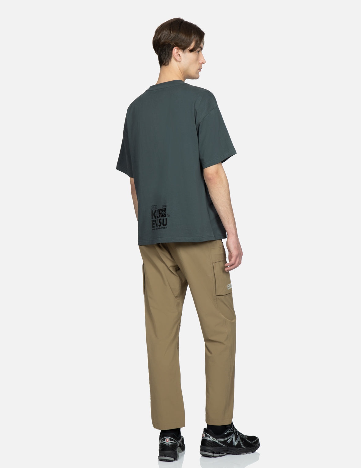 Logo Embroidery Regular Fit Cargo Pants - 4