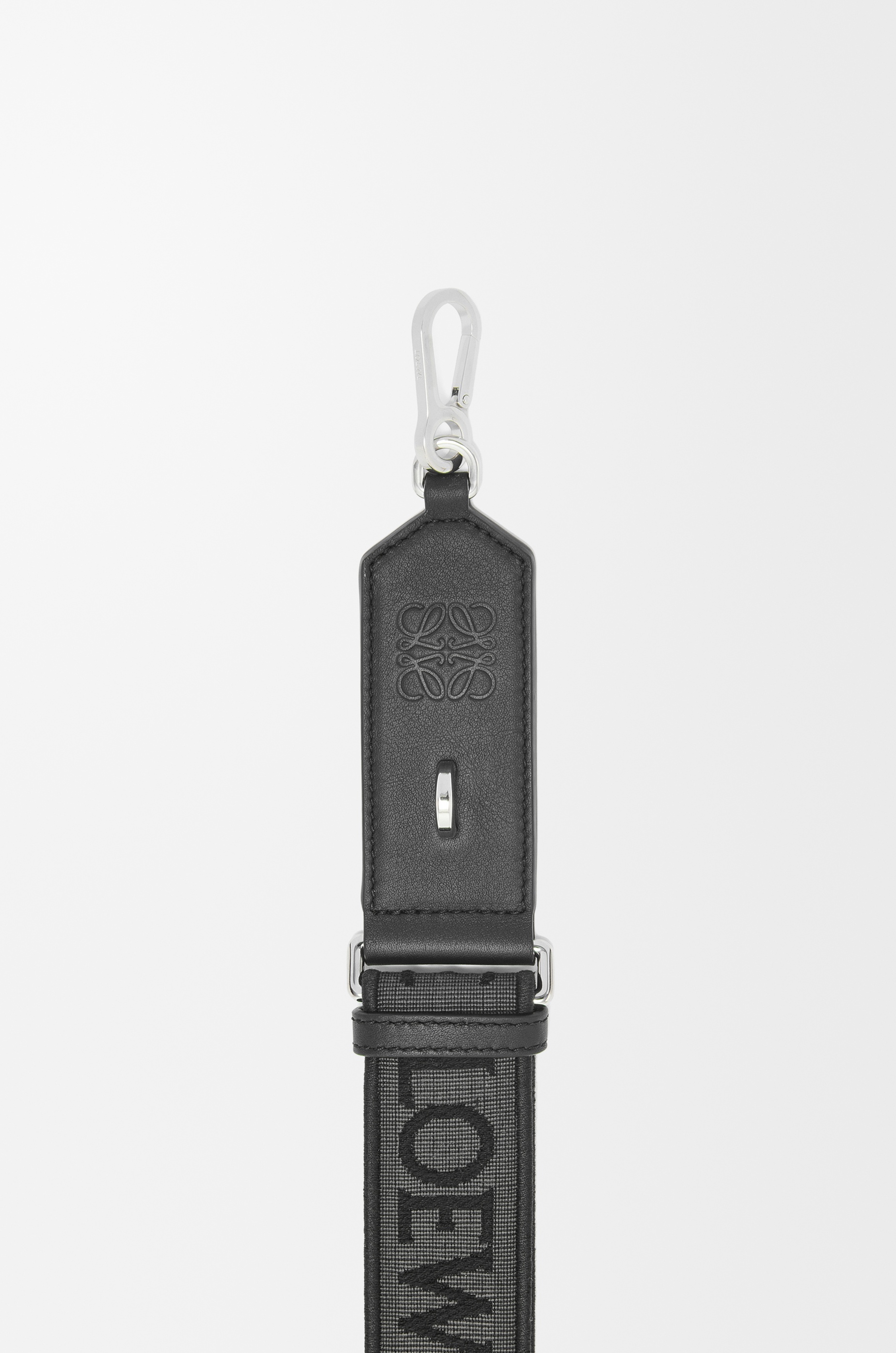 Anagram strap in jacquard and calfskin - 2