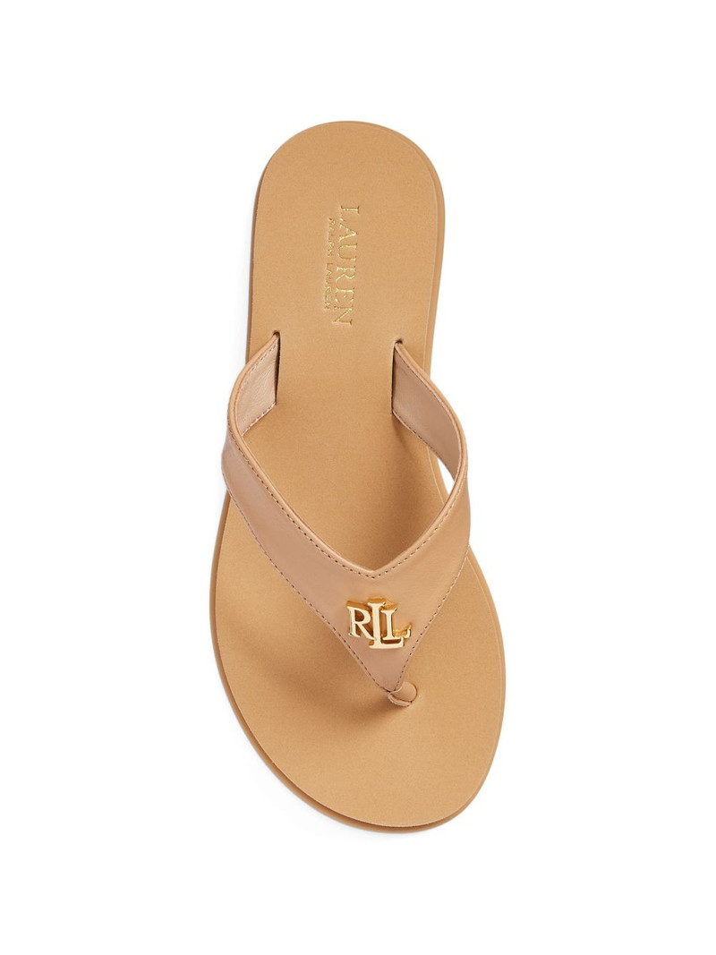 logo-detail flat sandals 4