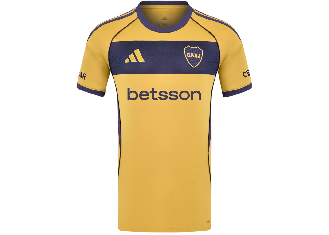 adidas Boca 25/26 Away Jersey Pyrite Shadow Navy Night Navy - 1