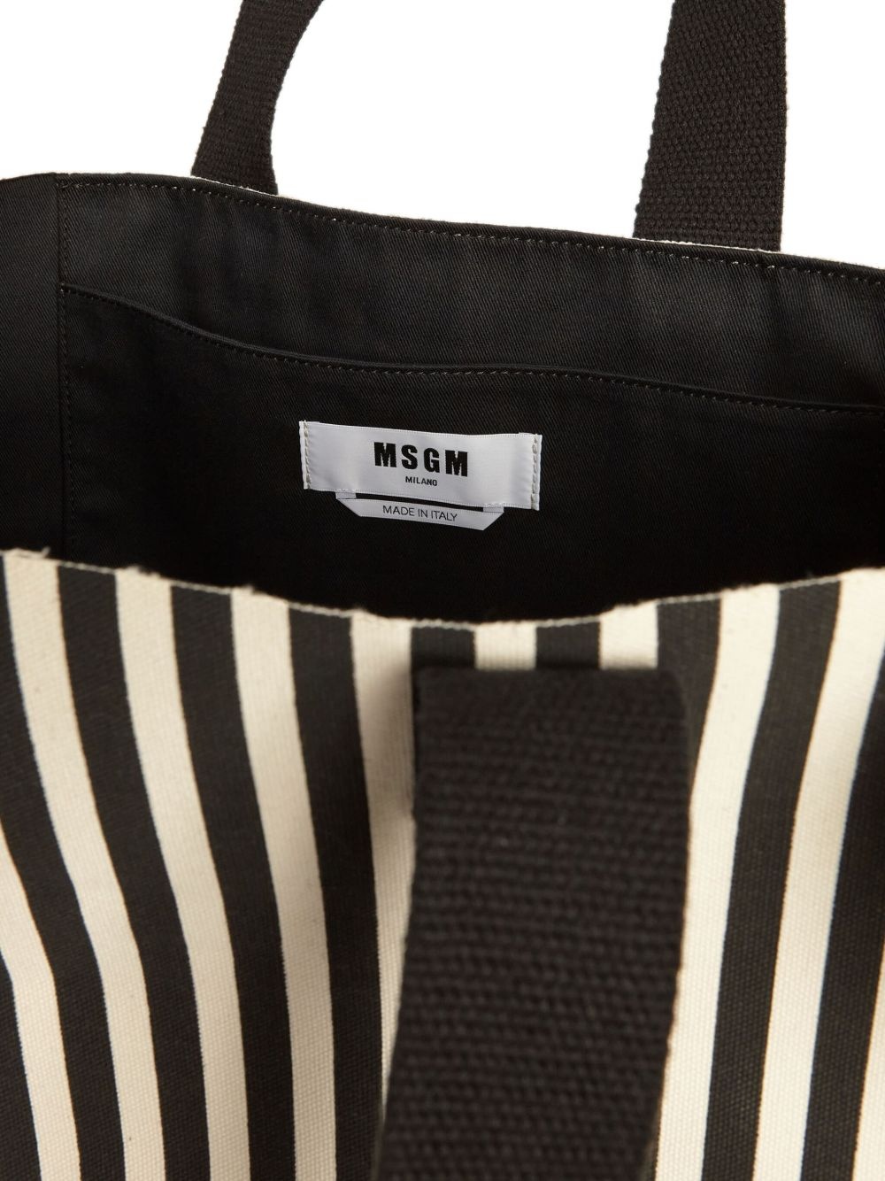 striped tote bag - 5