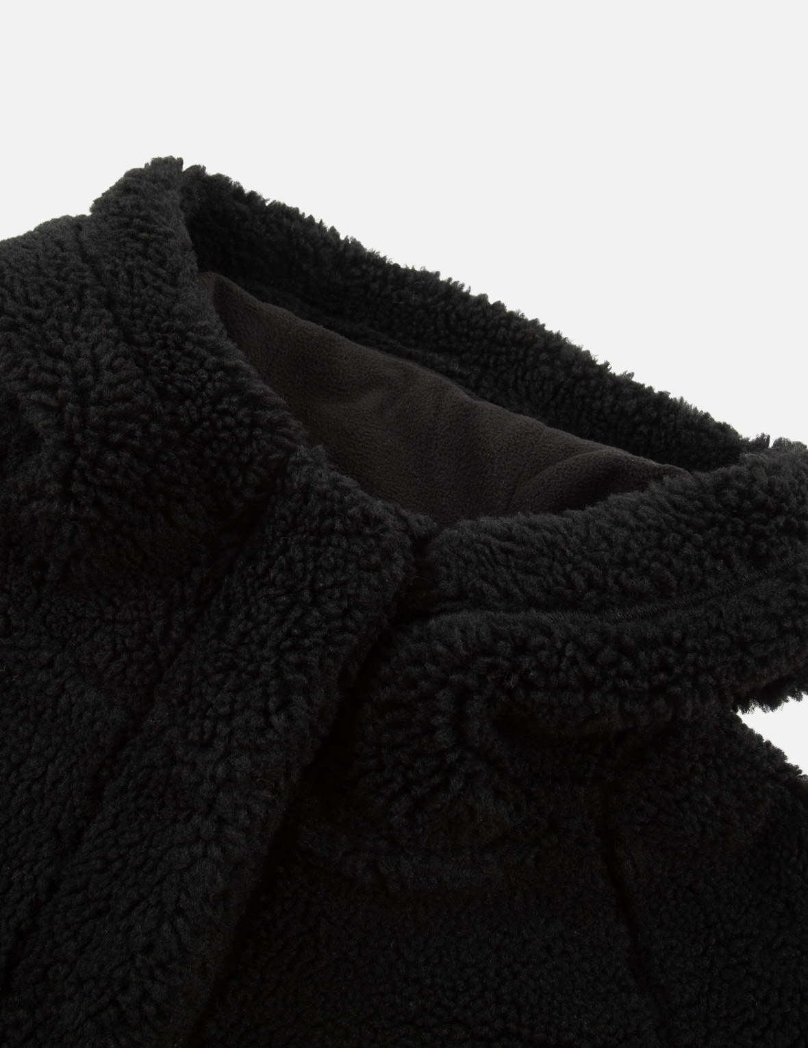 FLORAL JACQUARD OVERSIZED SHERPA FLEECE JACKET - 9