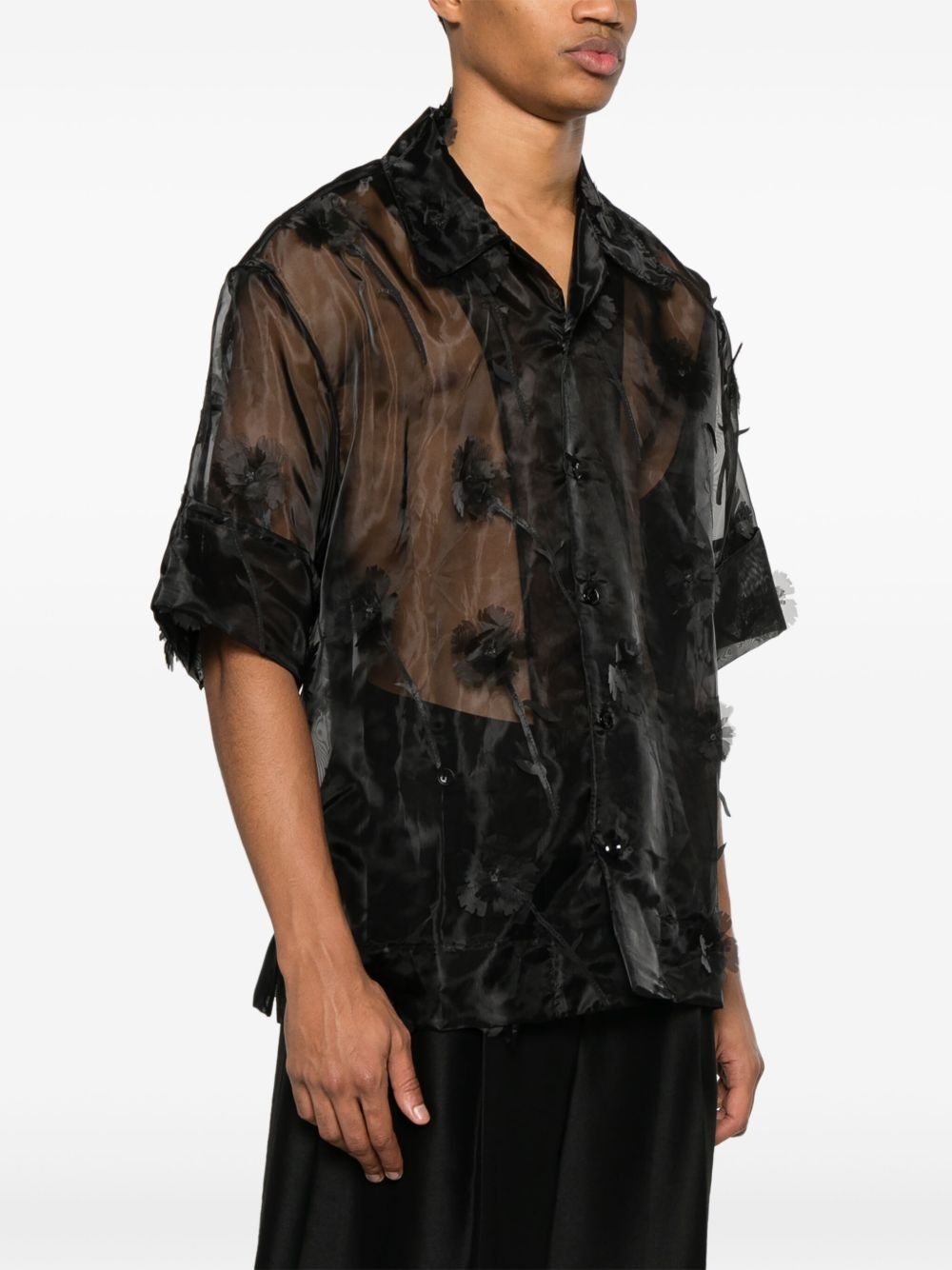 sheer shirt - 3