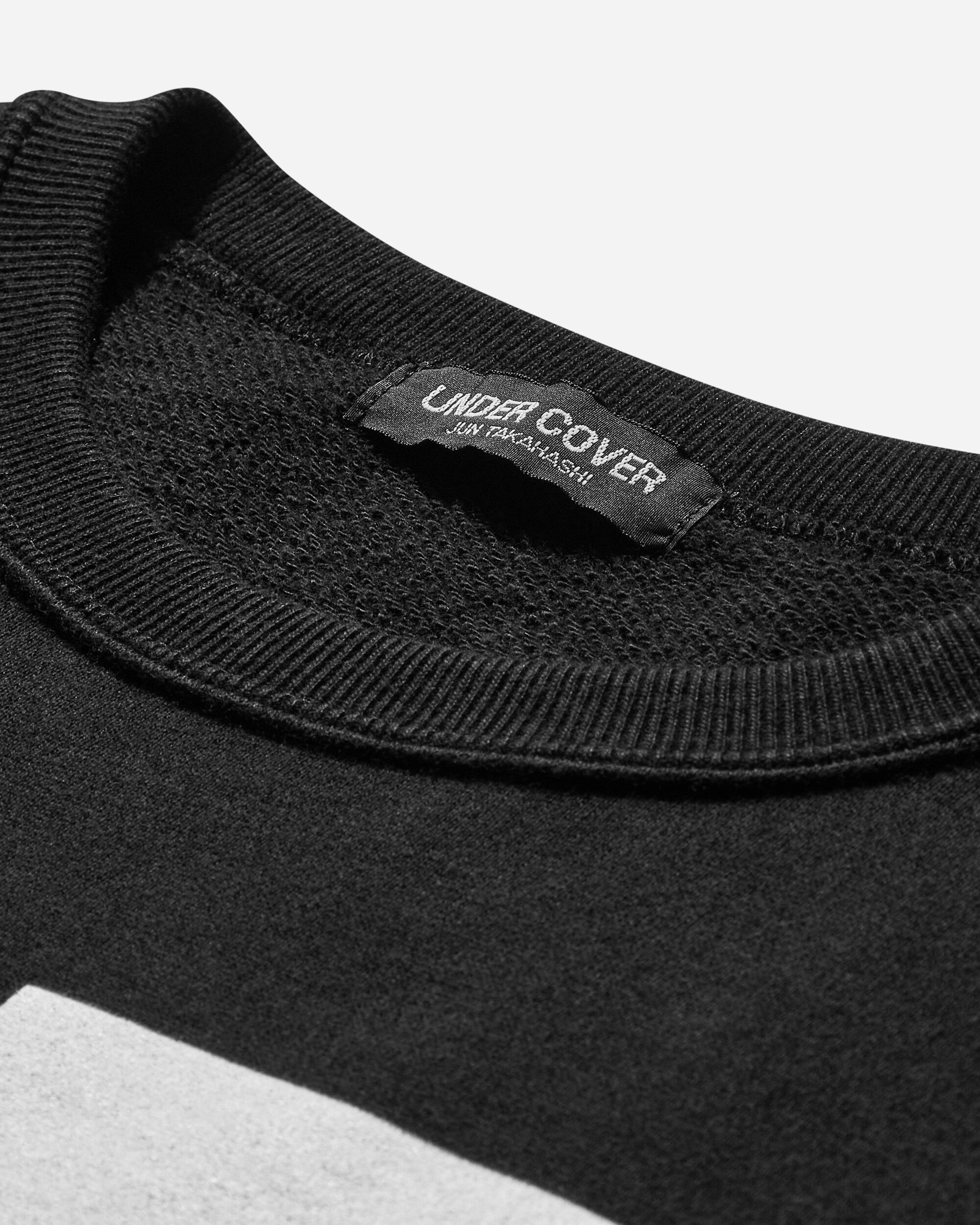 Men's U Signature Crewneck Sweatshirt Black - 3