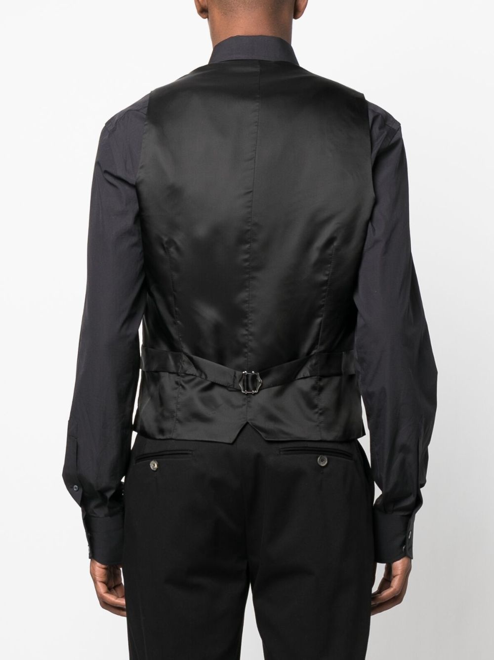 logo-patch waistcoat - 4