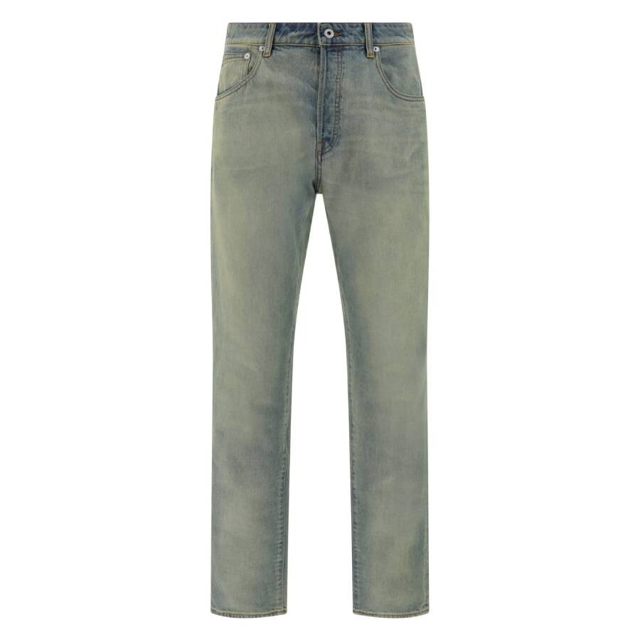 Kenzo Bara Mid-Rise Washed Denim Jeans - 5