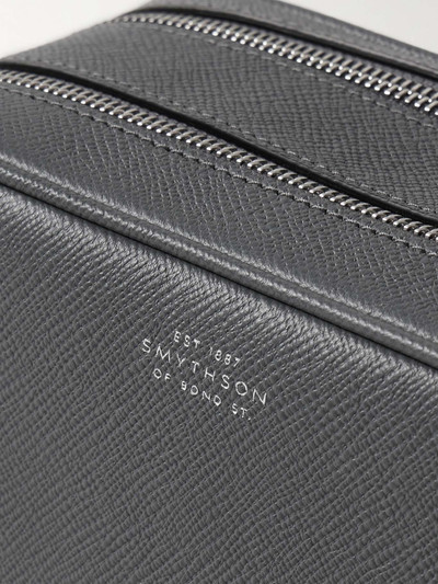 Smythson Panama textured-leather cosmetics case outlook