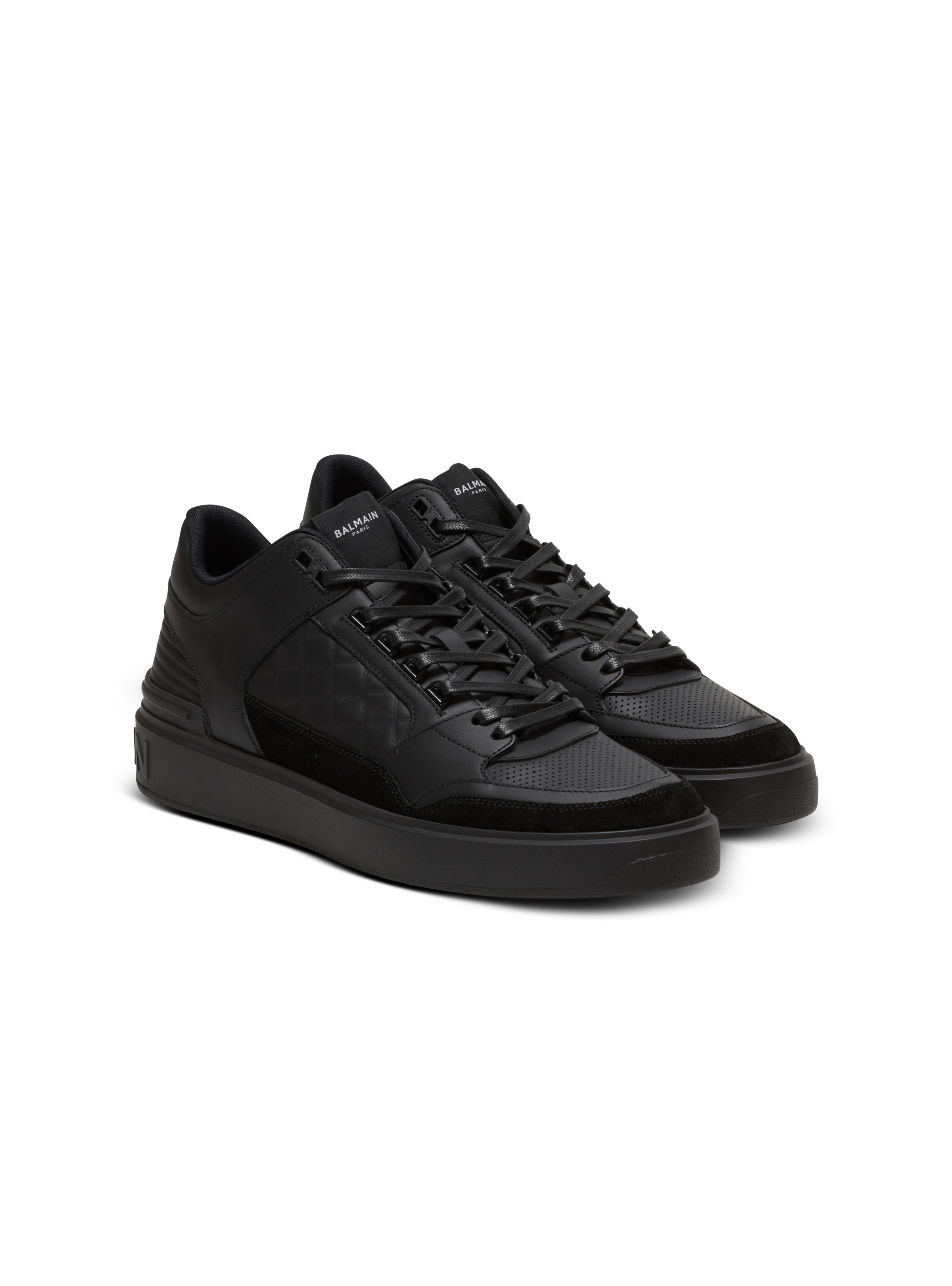 B-Court mid-top leather sneakers - 2