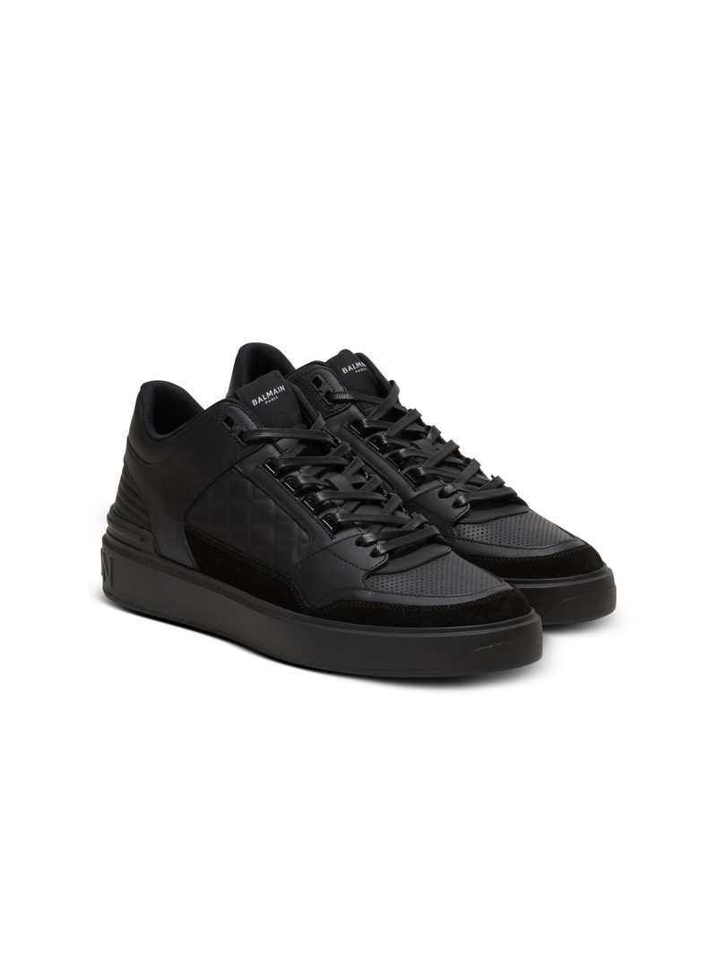 B-Court mid-top leather trainers 2