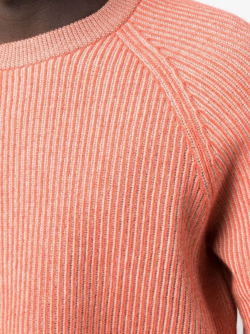 ribbed-knit cashmere jumper - 5
