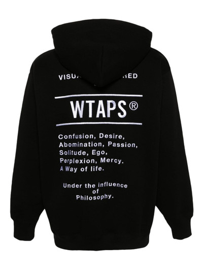 WTAPS Cut & Sew embroidered hoodie outlook