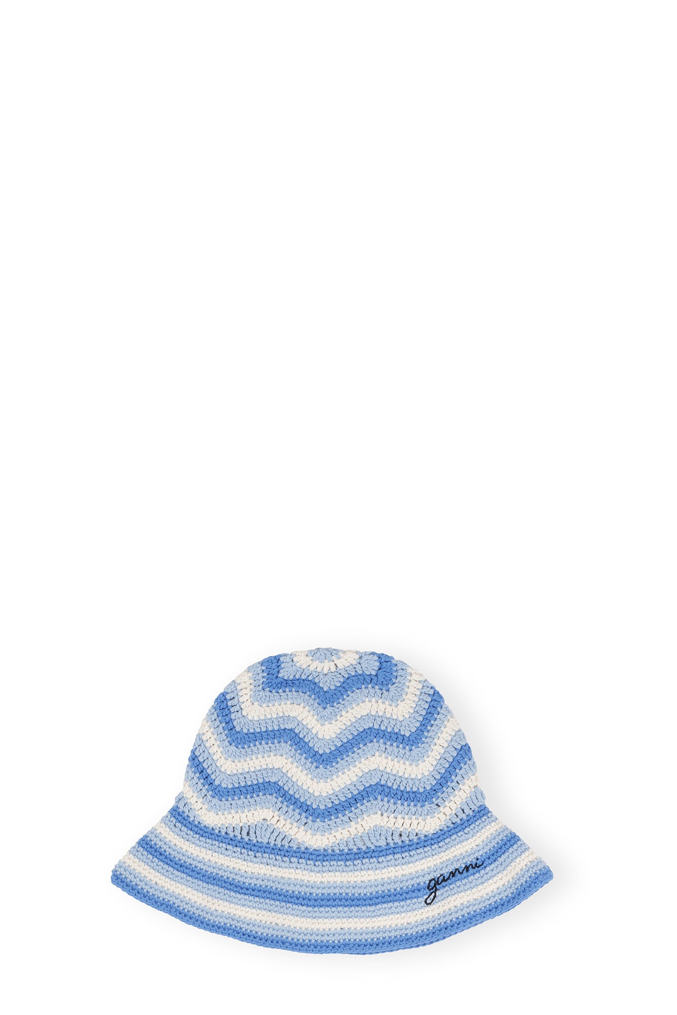 COTTON CROCHET BUCKET HAT - 1