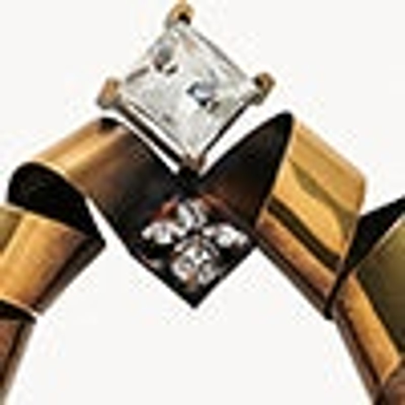 Emma Earrings in Brass 3