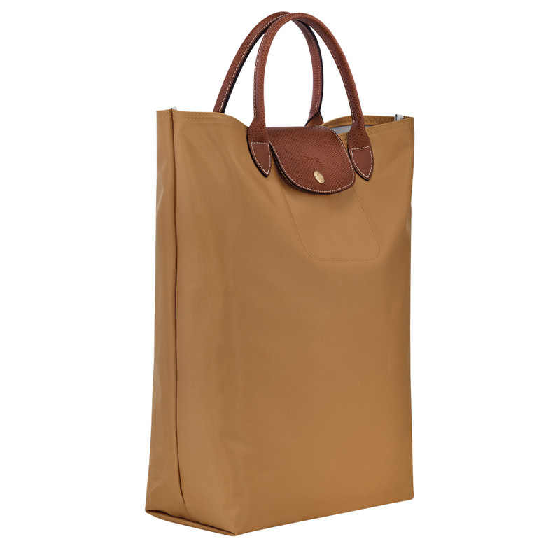 Le Pliage M Tote bag Fawn - Canvas 3