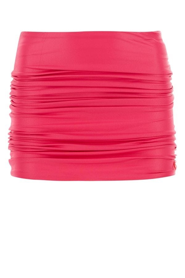スカート THE ATTICO Fuchsia Stretch Nylon Mini Skirt THE ATTICO Fuchsia stretch nylon mini skirt
