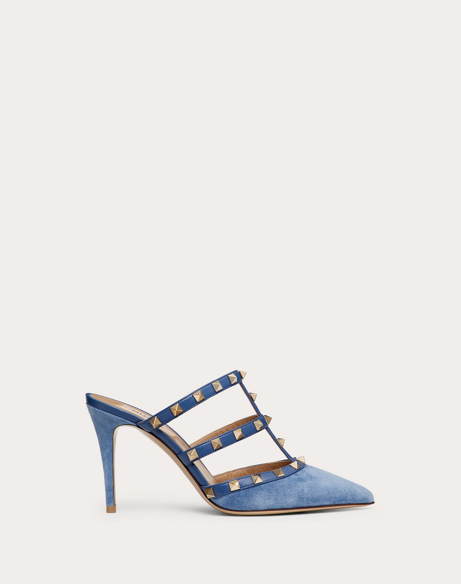 Rockstud Suede Mule 90 mm - 1