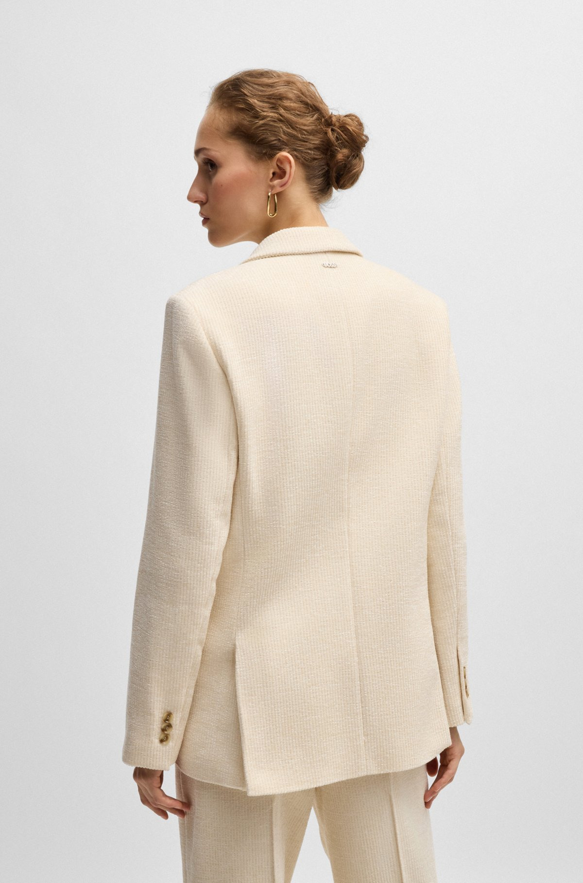 RELAXED-FIT JACKET IN VELVET CORDUROY - 4