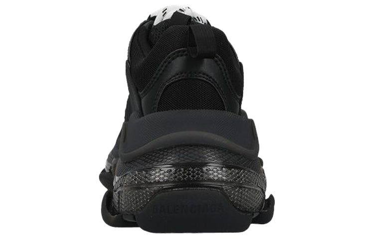 (WMNS) Balenciaga Triple S Sneaker 'Clear Sole - Black' 544351W2FB11000 - 4