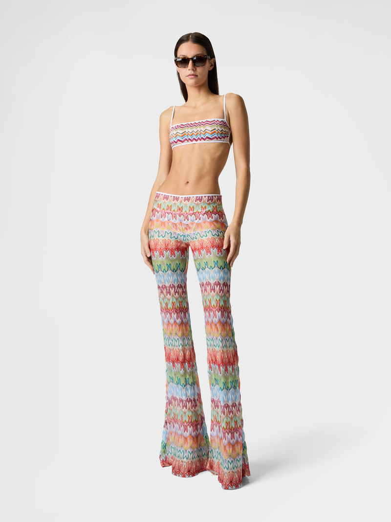 Missoni Flared trousers in floral-pattern viscose outlook