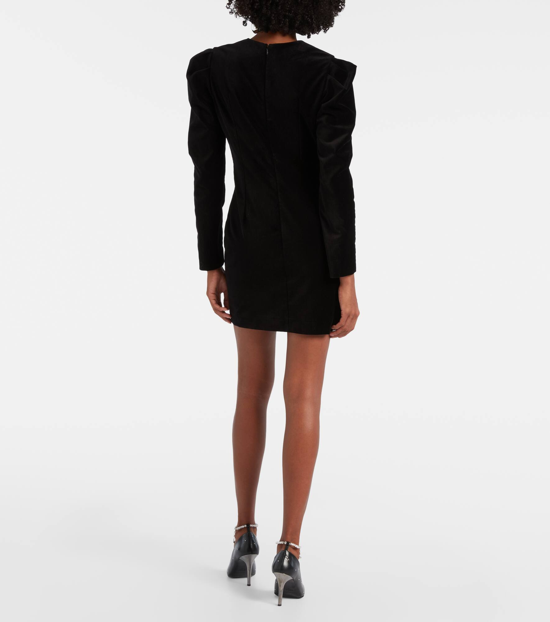 Danee embellished velvet minidress - 3