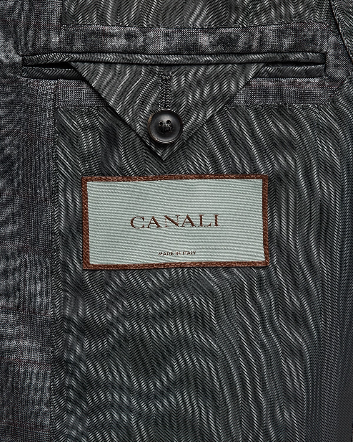Men's 150s Luxury Twill Tonal Check Suit - 7