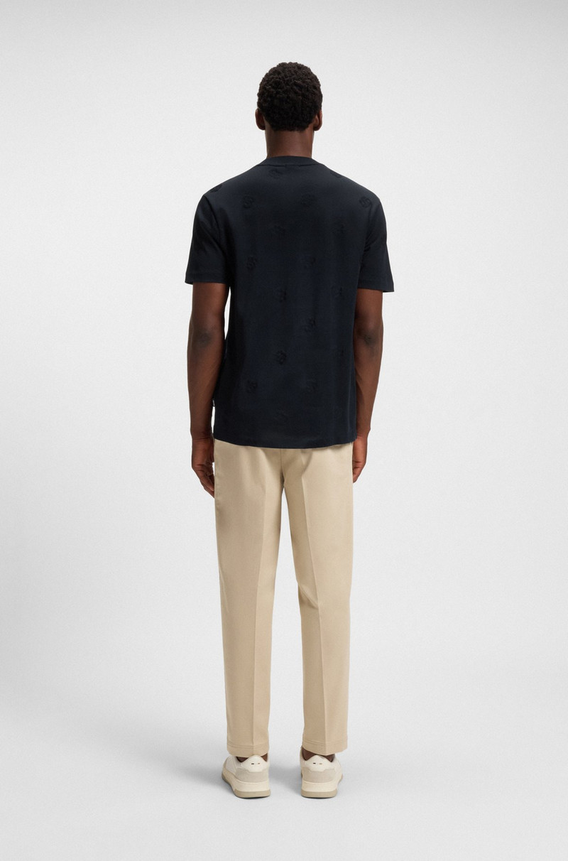 MERCERIZED-COTTON T-SHIRT WITH DOUBLE B MONOGRAMS 5
