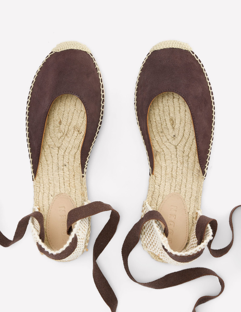 Cassie Flat Espadrilles-Bitter Chocolate 5