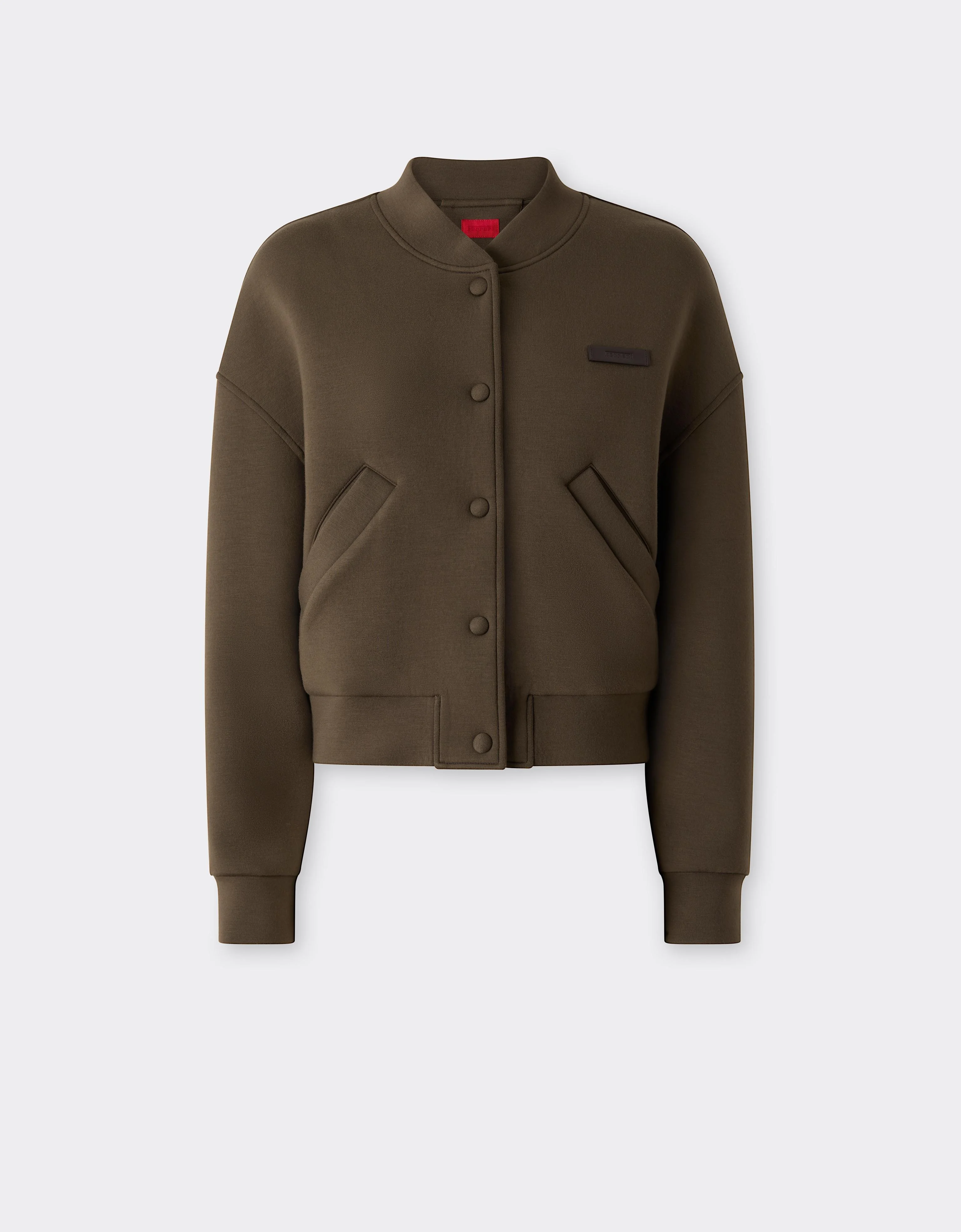 Scuba Sweatshirt with Buttons - 1