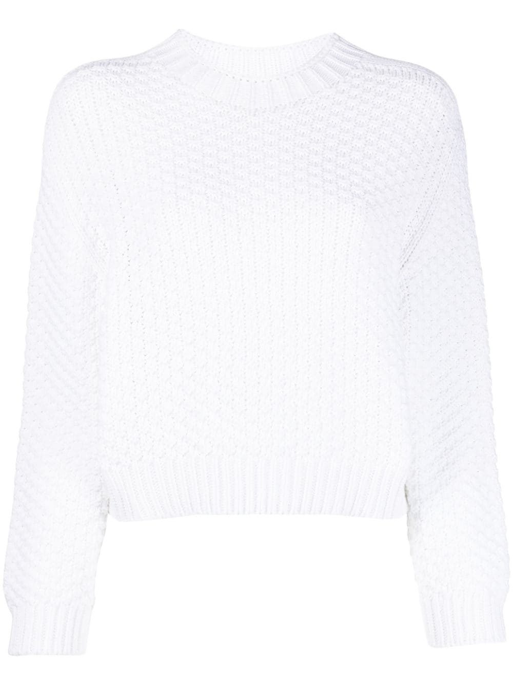 boxy-fit knitted jumper - 1