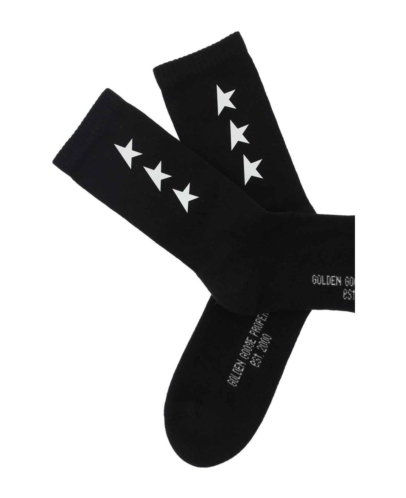 Logo Star Detailed Socks - 3