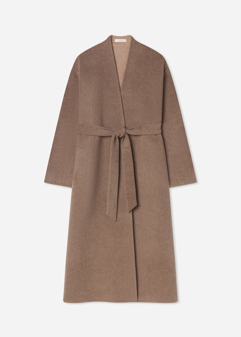 Wrap Coat in Double Faced Wool Cashmere 1