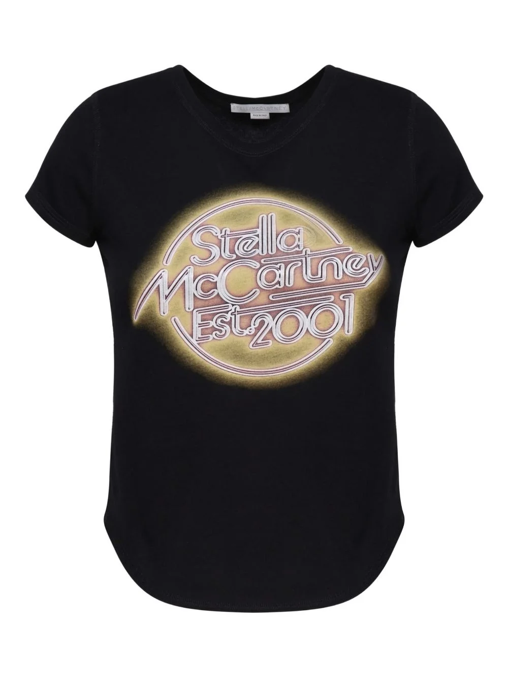 logo-print cotton T-shirt - 1