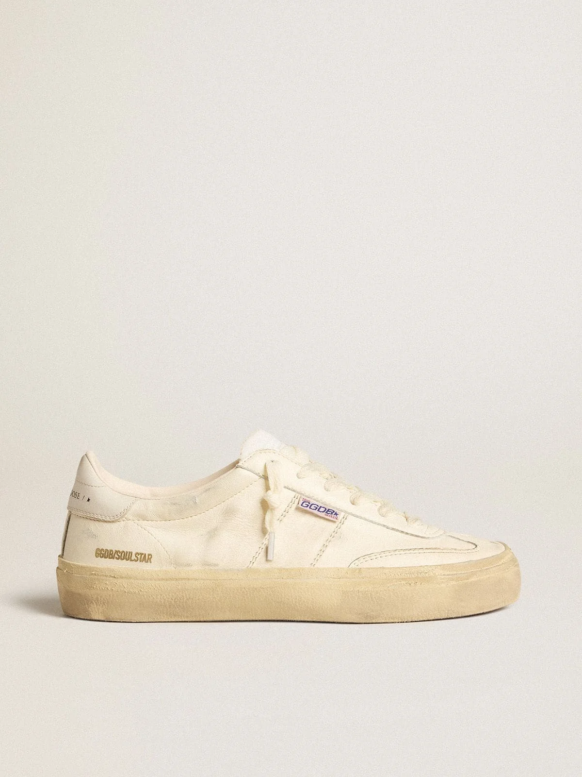 Soul Star in white nappa leather with white leather star - 1