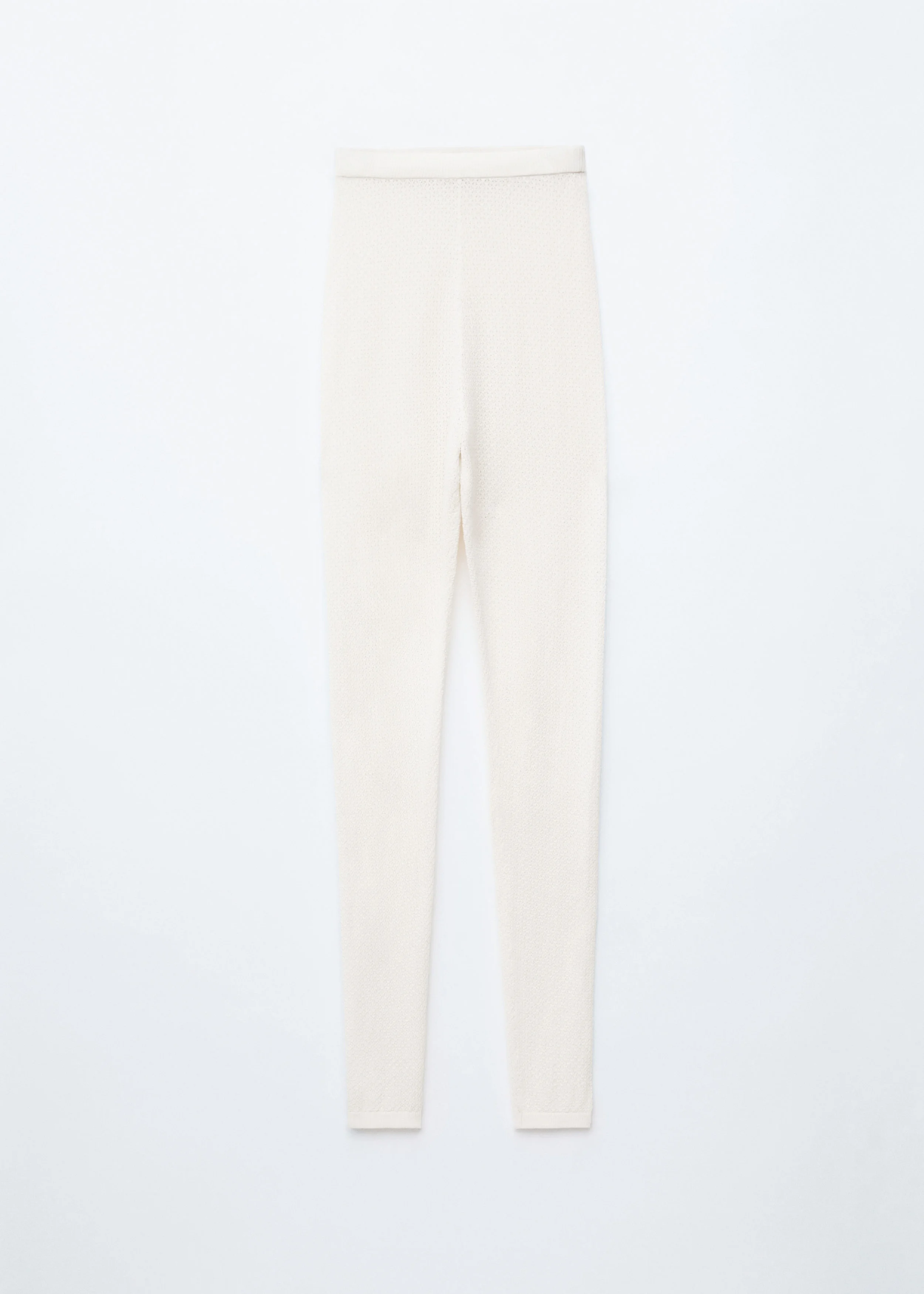Pointelle-Knit Leggings - 1