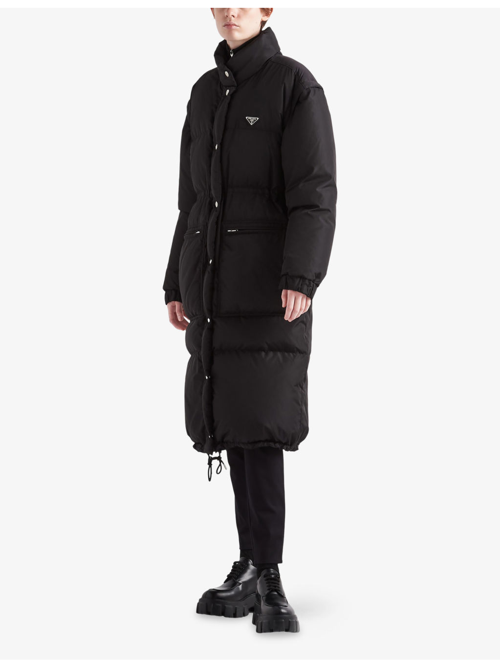 Re Nylon Longline Padded Down Coat - 2