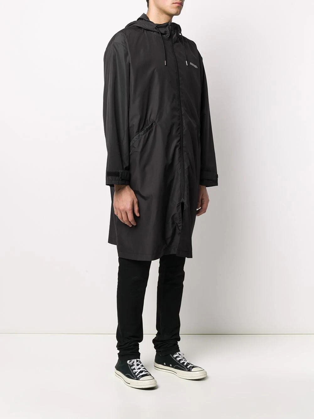 printed logo raincoat - 4