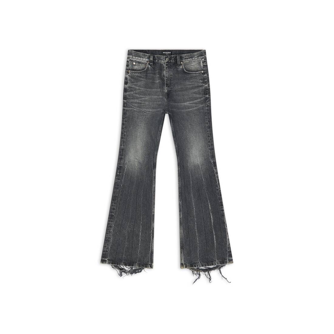 Flared Pants in Black - 1