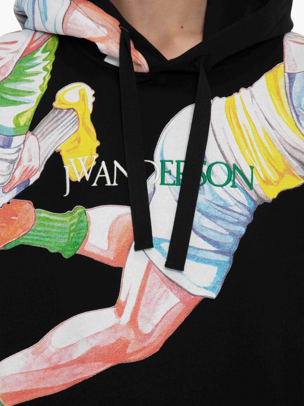 CLASSIC RUGBY PRINT HOODIE - 5