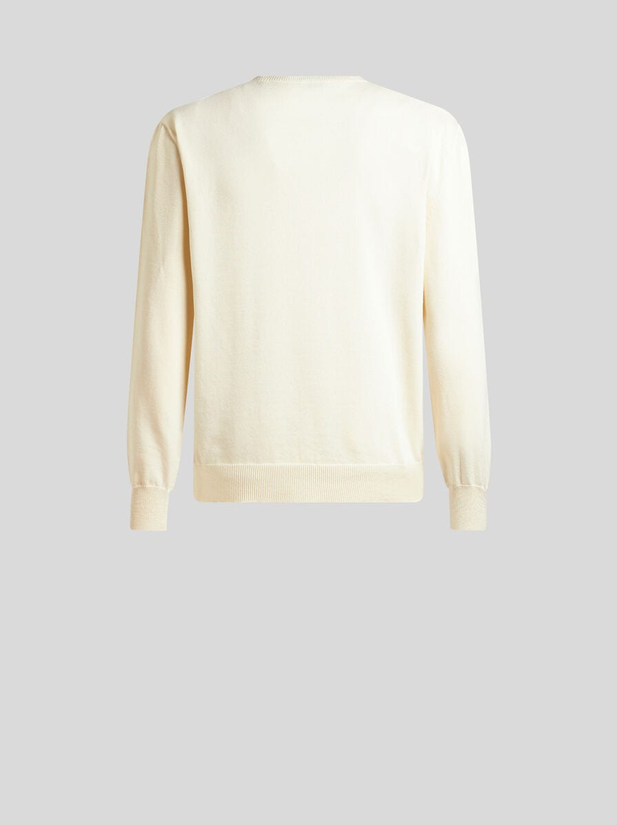 TEXTURED COTTON SWEATER - 5