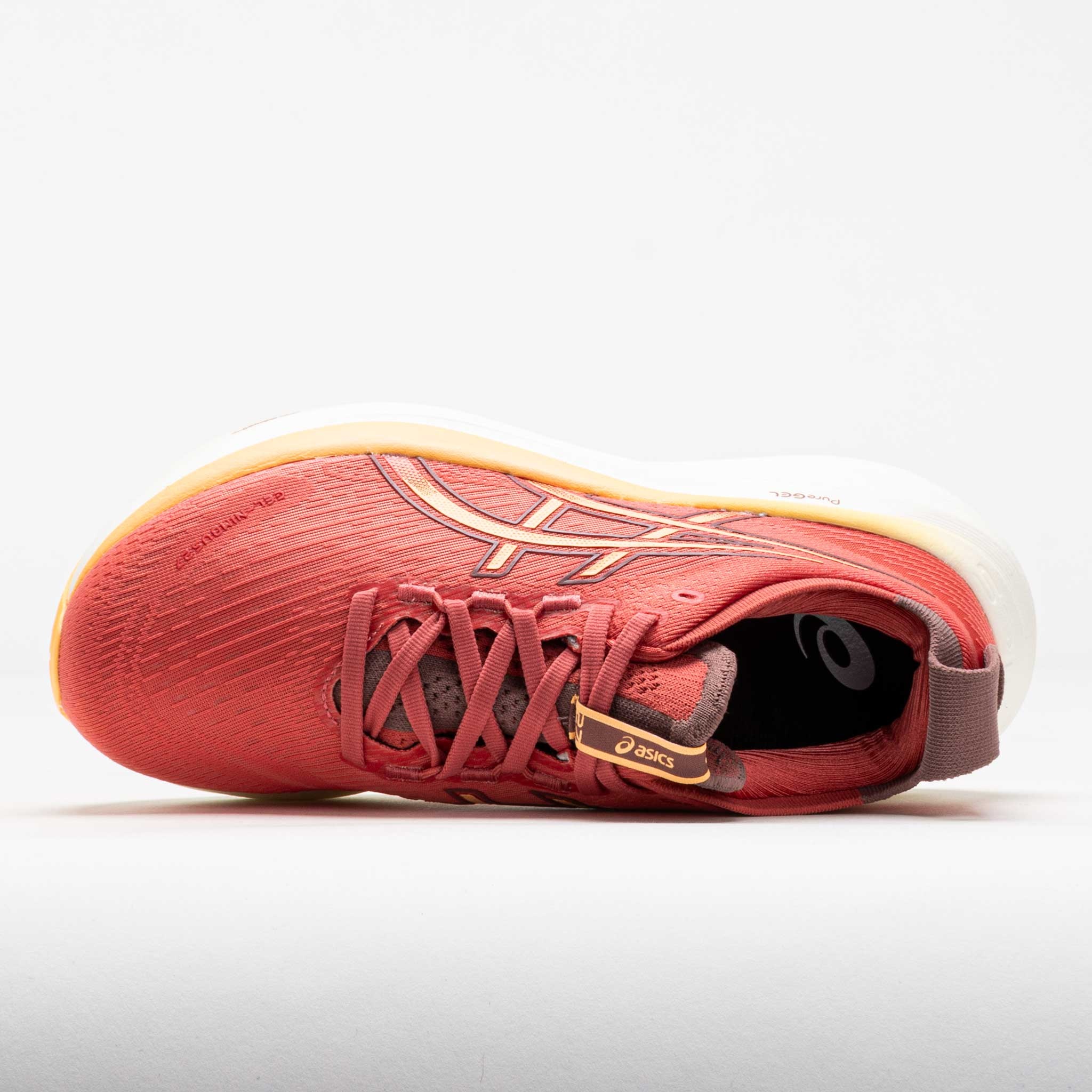 ASICS GEL-Nimbus 27 Women's Dark Pink Clay/Orange Glow - 3