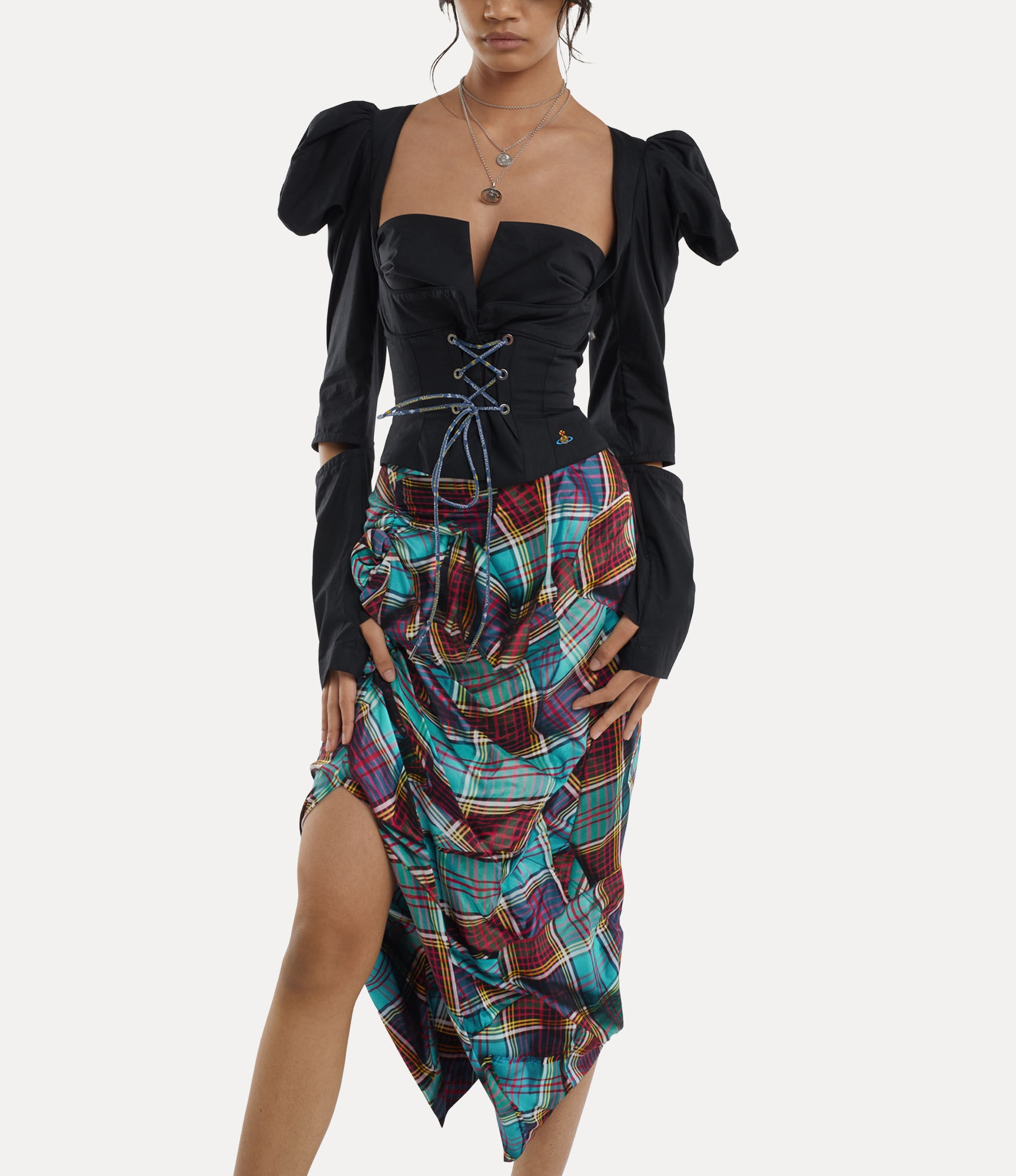 SIDE PANTHER SKIRT - 5