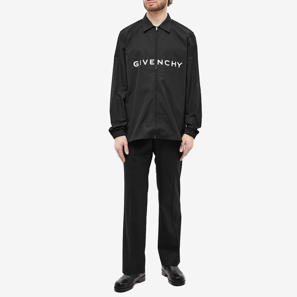 Givenchy Logo Zip Shirt - 4